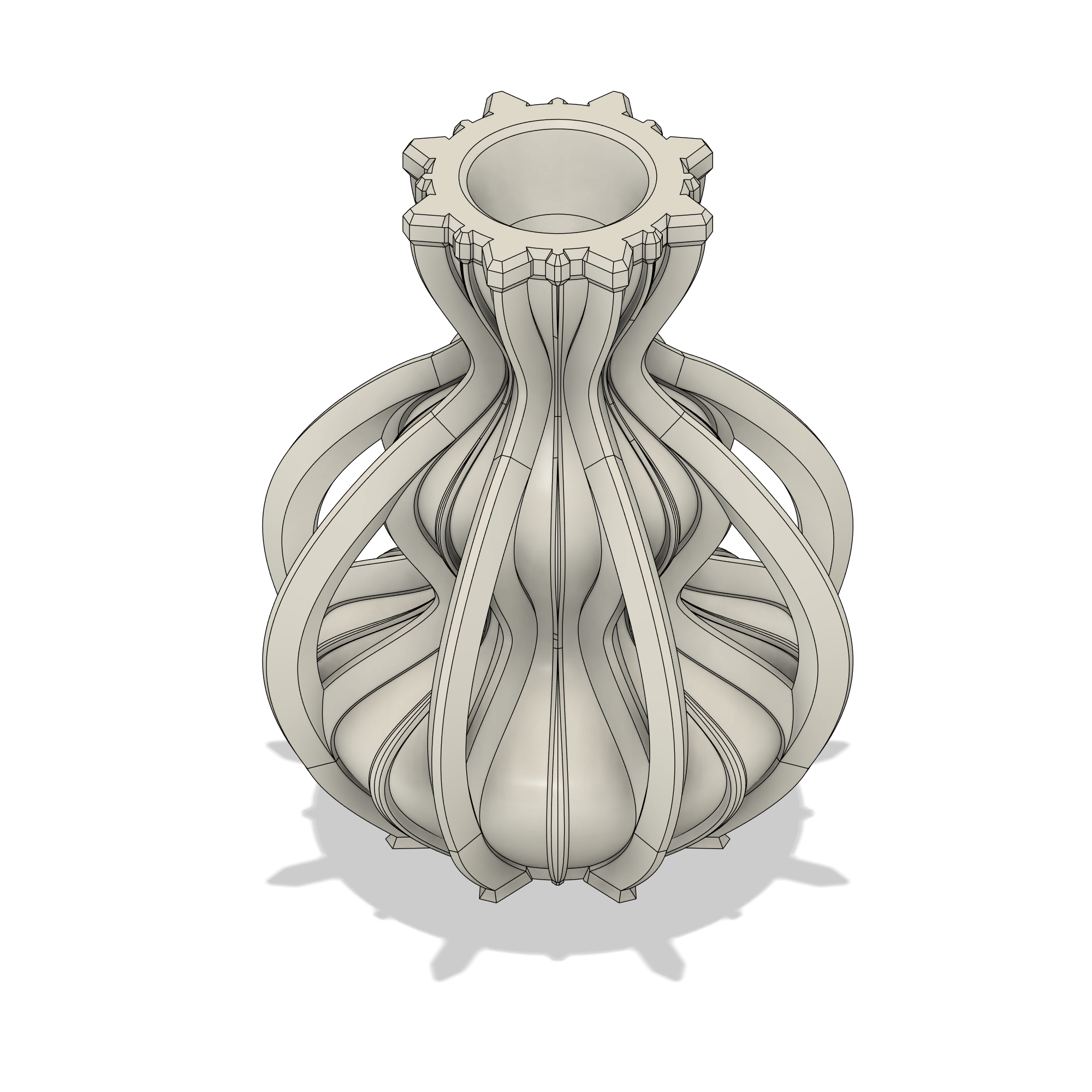 Vaso 3D Sunny | File STL per Stampa 3D