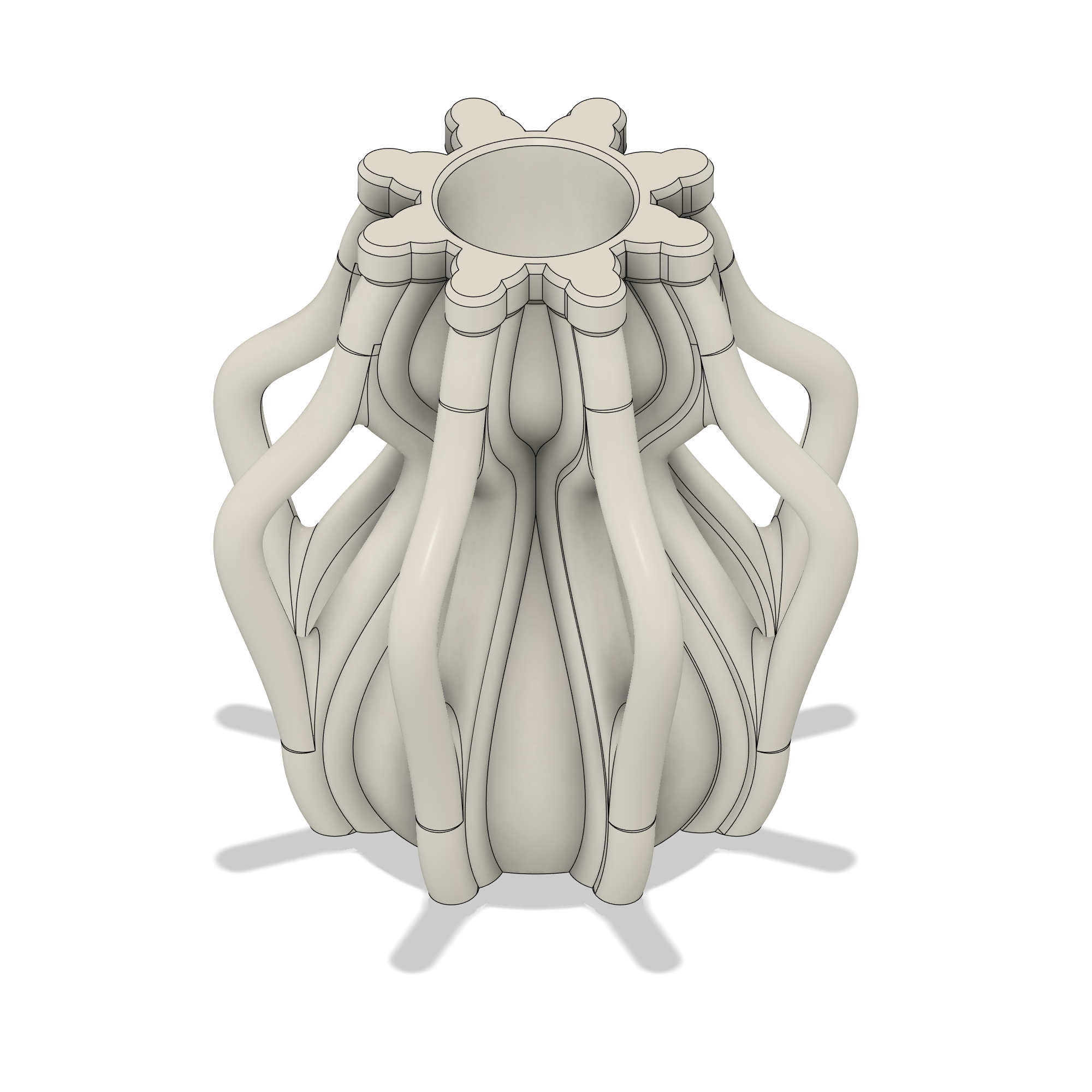 Vaso 3D Medusa | File STL per Stampa 3D