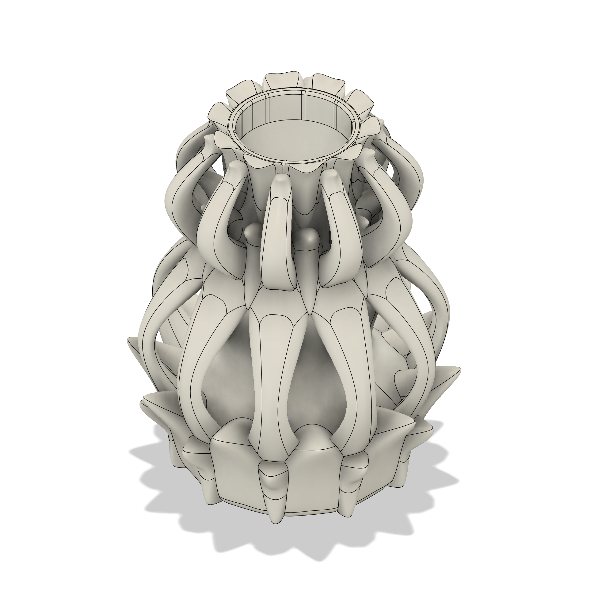 Vaso 3D Linfa | File STL per Stampa 3D