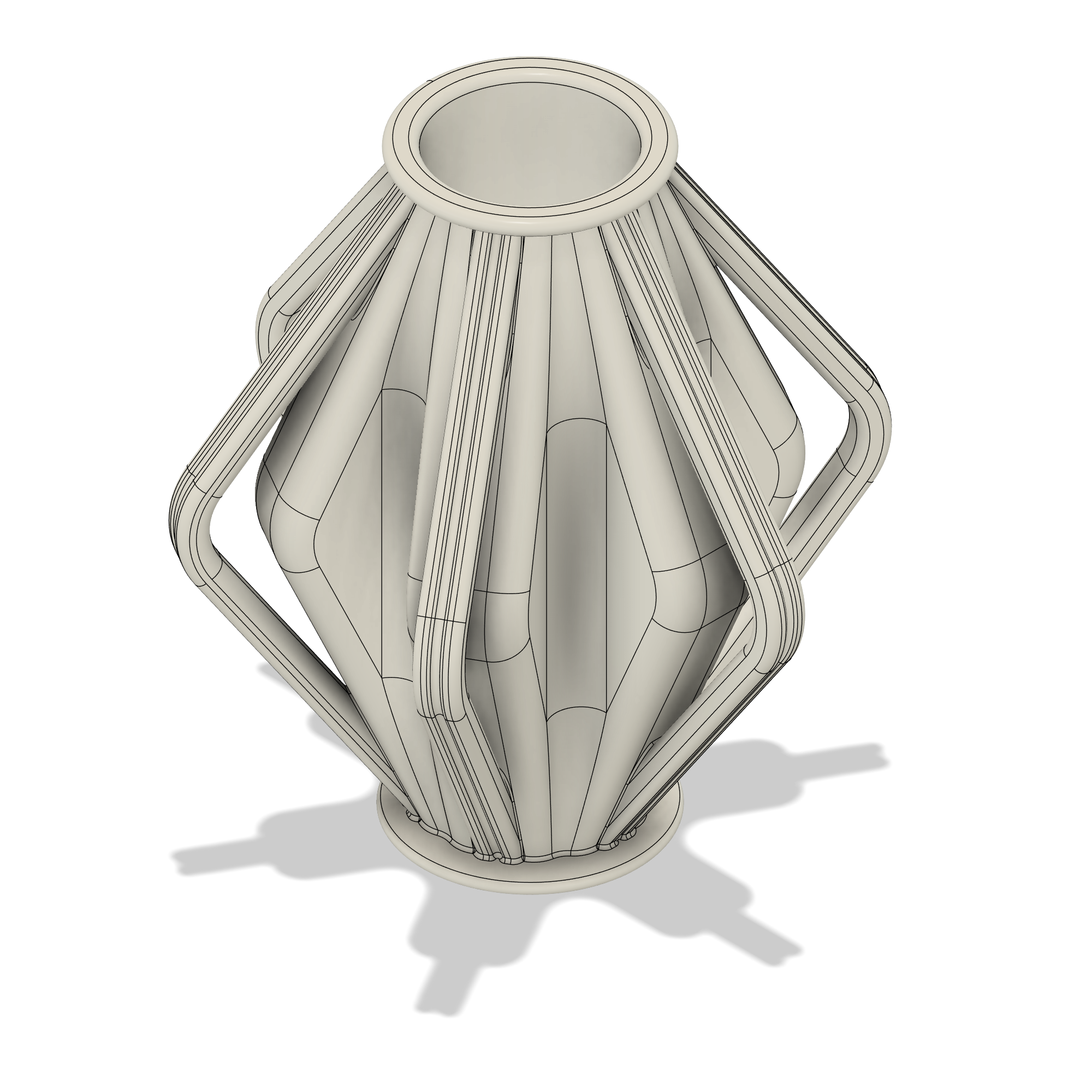 Vaso 3D Triangola | File STL per Stampa 3D