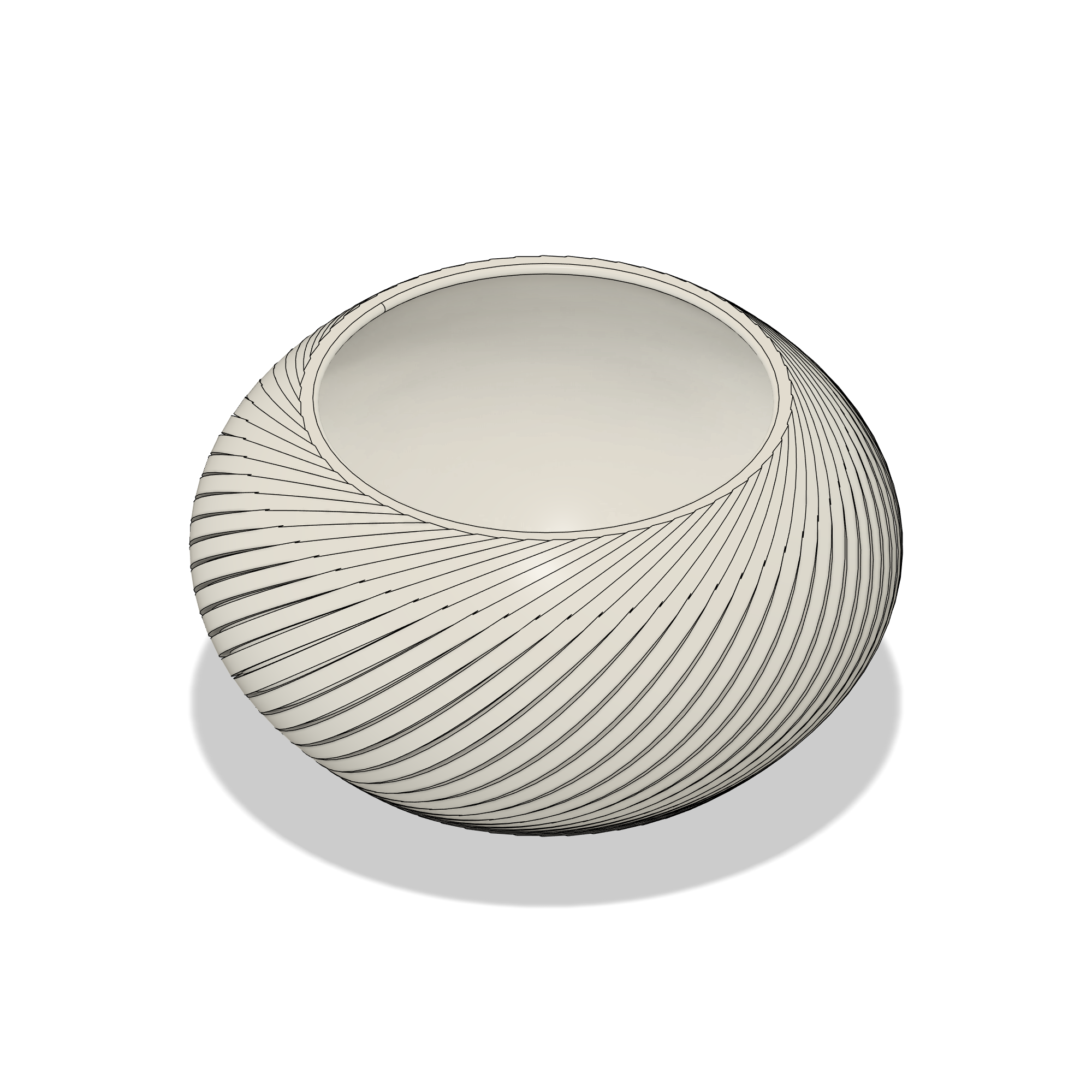 Vaso 3D Sole | File STL per Stampa 3D