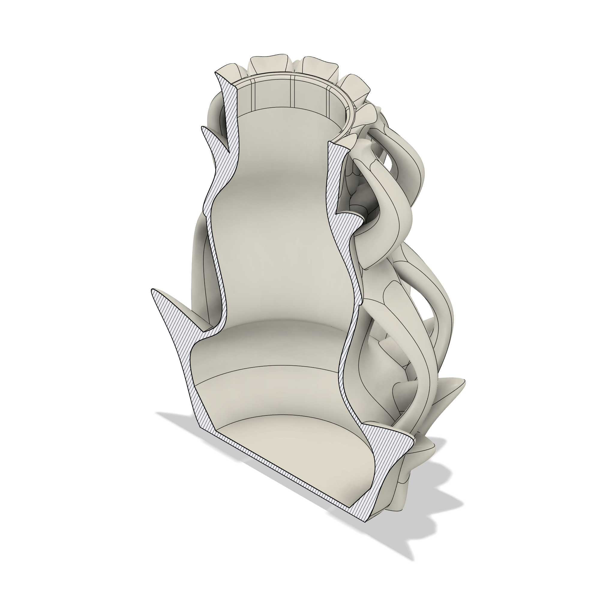 Vaso 3D Linfa | File STL per Stampa 3D