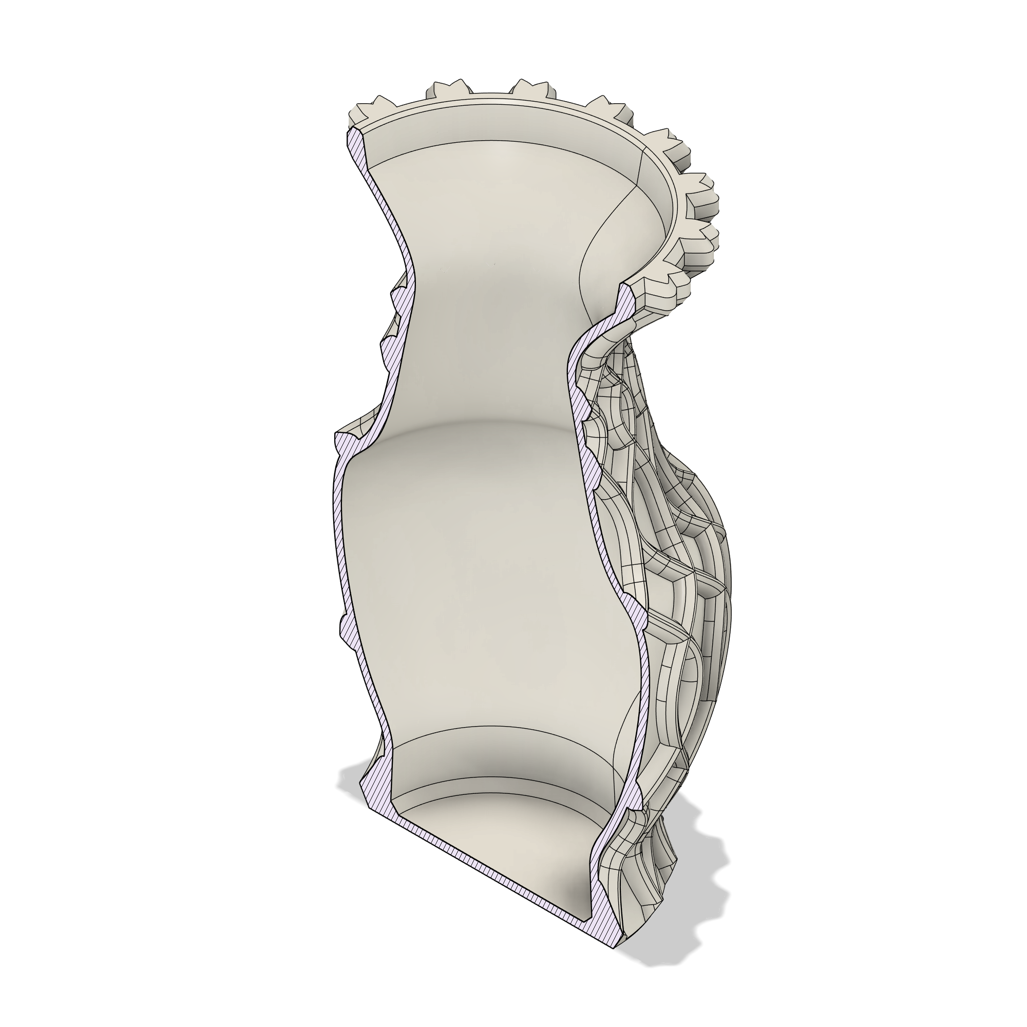 Vaso 3D Fenicia | File STL per Stampa 3D