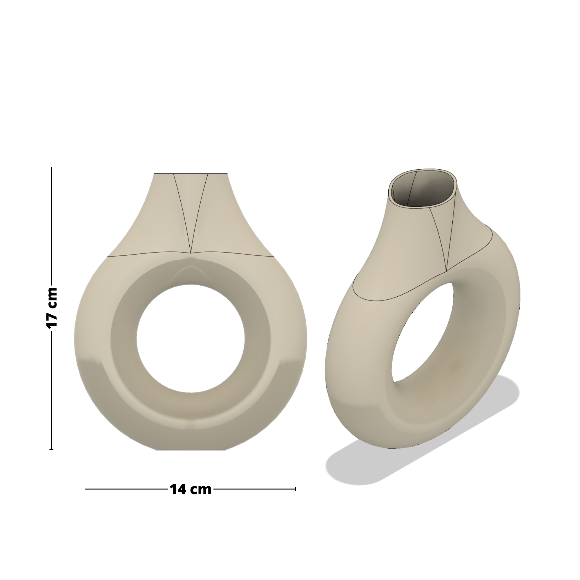 Vaso Nordico 3D design / File Digitale / File STL / Pronto per la stampa 3D / File per stampanti 3D